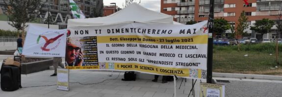 Torino, commemorazione Dott. De Donno 27/07/2023